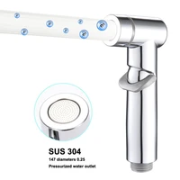 fully electroplated abs bidets womens washer body washing spray gun pressurized bathroom toilet flush nozzle self cleaning