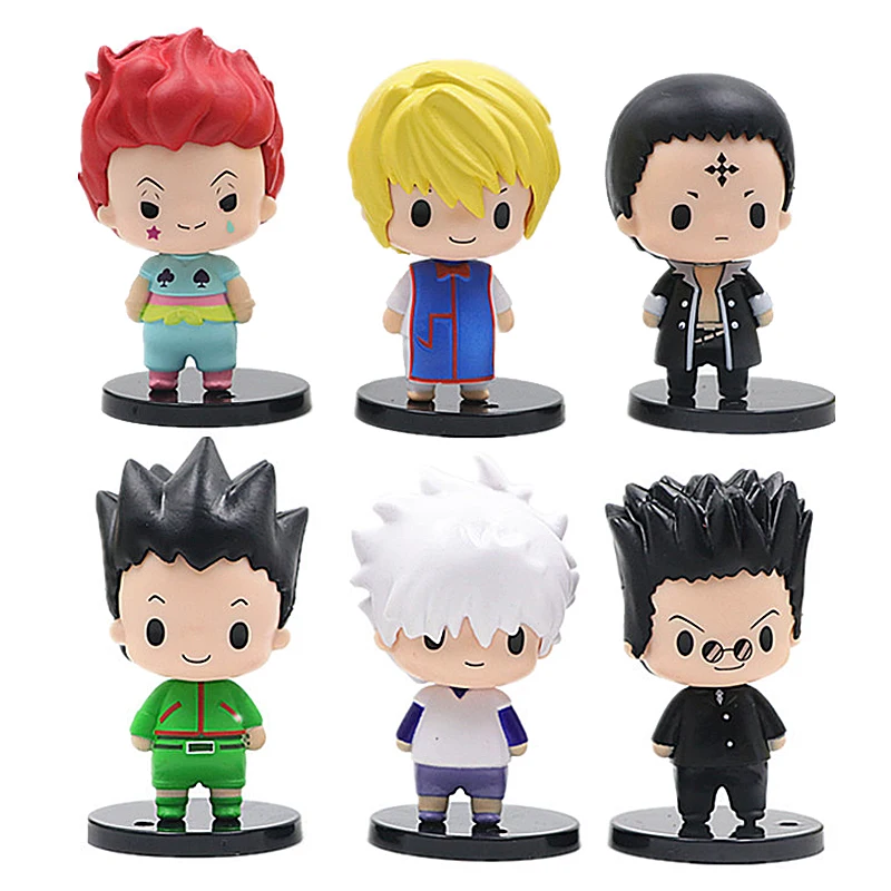 Gon Freecss Killua Zoldyck Kurapika Hisoka Figure Hunter X Hunter Killua Pvc Action Model Toys