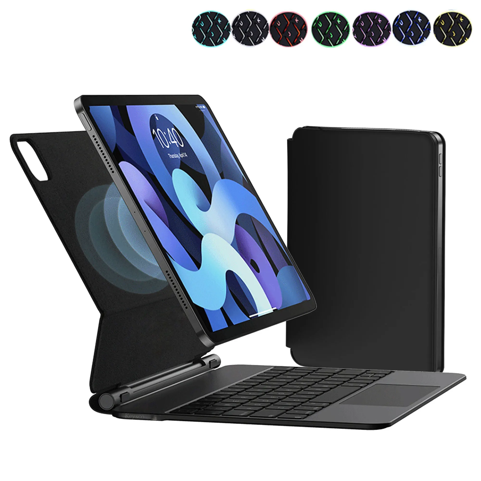 Magic Keyboard For iPad Pro 11 2021 2018 Air 4 5 2020 2022 Folio Touch Backlit Trackpad Magnetic Smart Wireless Keyboard Cases