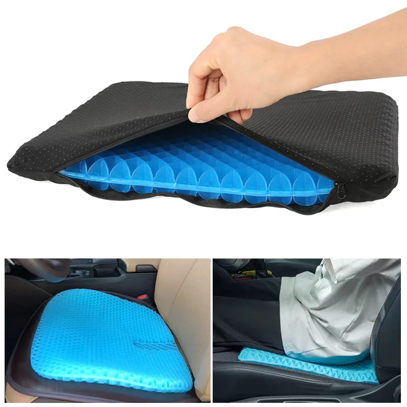

New silicone ice cushion for car anti-slip, soft and comfortable outdoor car seat cushion is fresh and odorless for home use