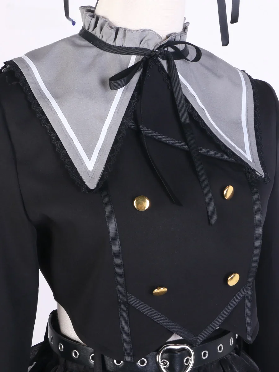 Игра Vtuber Nijisanji Amamiya Kokoro Косплей Костюм Парик Одежда на Хэллоуин Женский