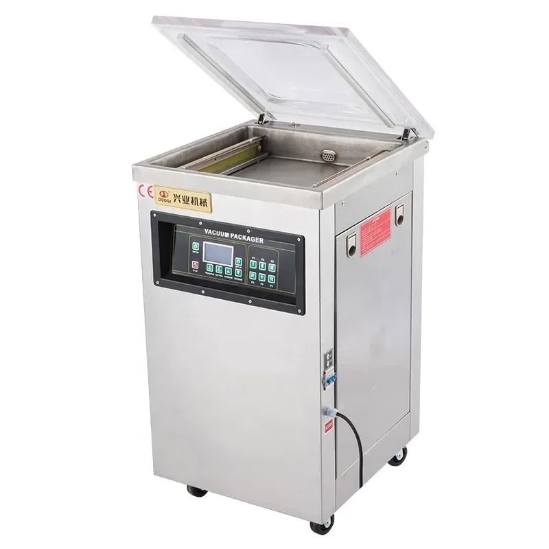 Фото Вакуумный упаковщик DUOQI DQVC-500 с цифровым ПЛК-экраном, функцией сохранения настроек, большой камерой и возможностью индивидуальной настройки языка №2