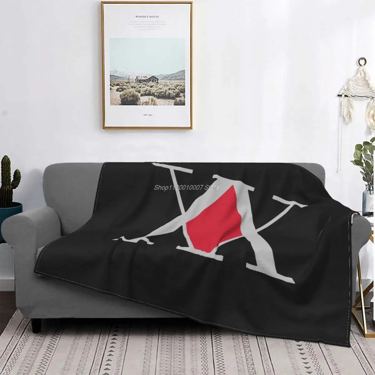 

Hunter X Hunter Anime Blanket Cover HxH Japaneses Manga Flannel Throw Blankets Bedroom Sofa Decoration Soft Warm Bedspreads