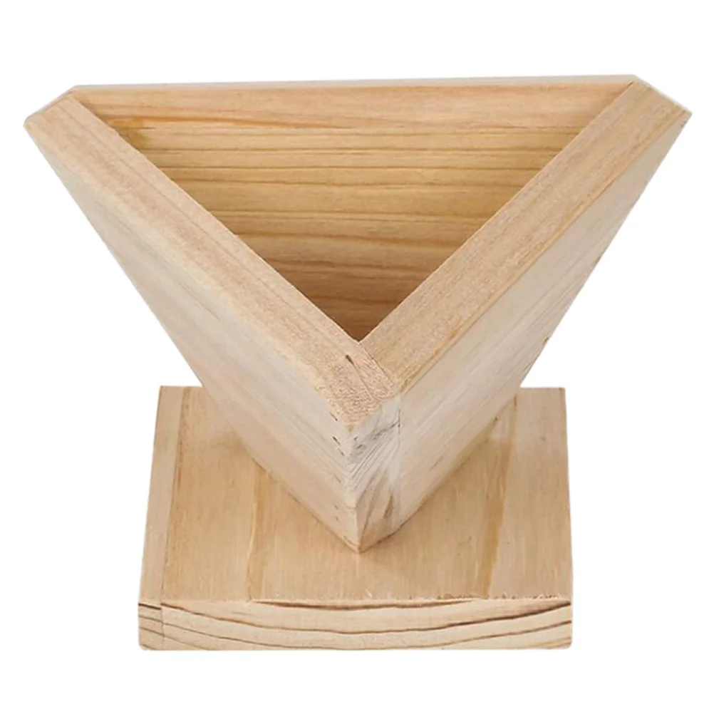 

Wood Triangular Rice Ball Mould Chinese Dumpling DIY Tool Kitchen Accessory Rice-pudding Mold Baking