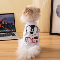 disney fashion dog clothes cute cartoon printing cotton comfortable dog t shirt 2022 new spring summer pet supplies schnauzer