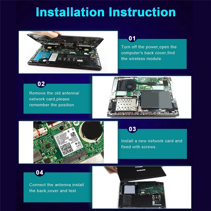 Карта Wi-Fi 9560NGW + антенна 1730 Мбит/с беспроводной адаптер переменного тока 9560