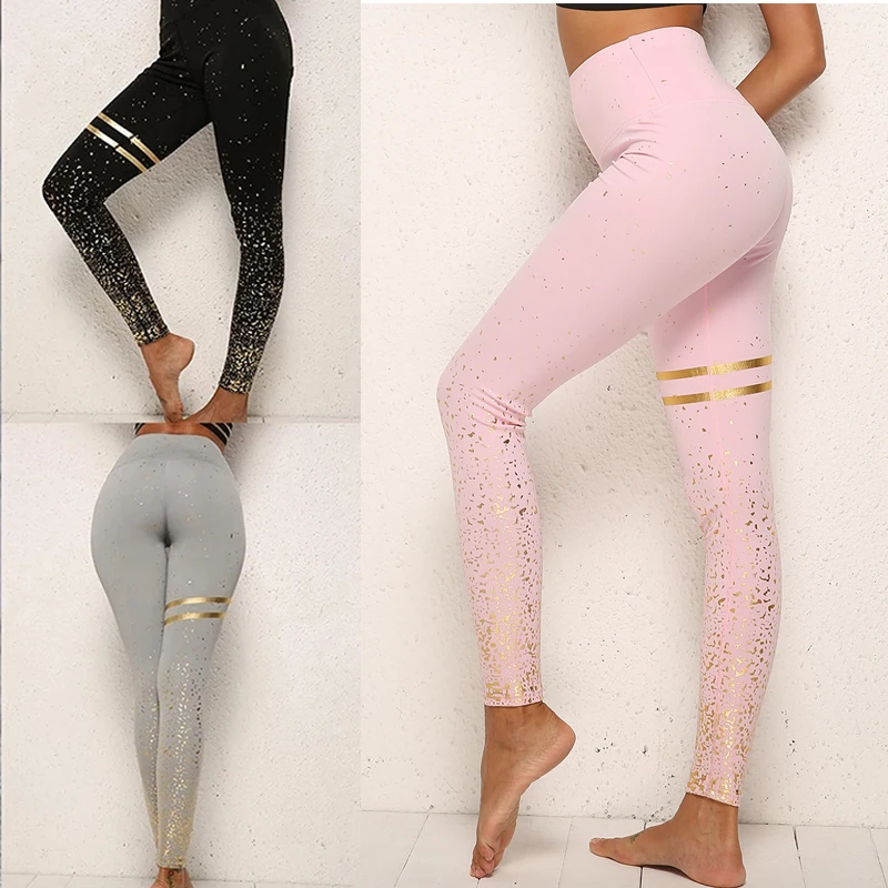 

Women Sport Fitness Legging Gym High Waist Yoga Pants Running Push Up Leggings New Workout Sports Stretchy Pants