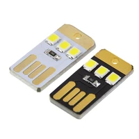 5pcs mini usb power led light night camping eqpment for power bank computer ultra low power 2835 chips pocket card lamp
