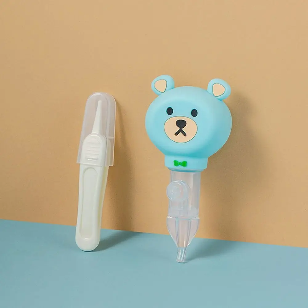 

Наконечник, практичный безопасный пищевой присоска для носа для малышей, пинцет для чистки носа для младенцев, средство для очистки носа, Детский носовой аспиратор