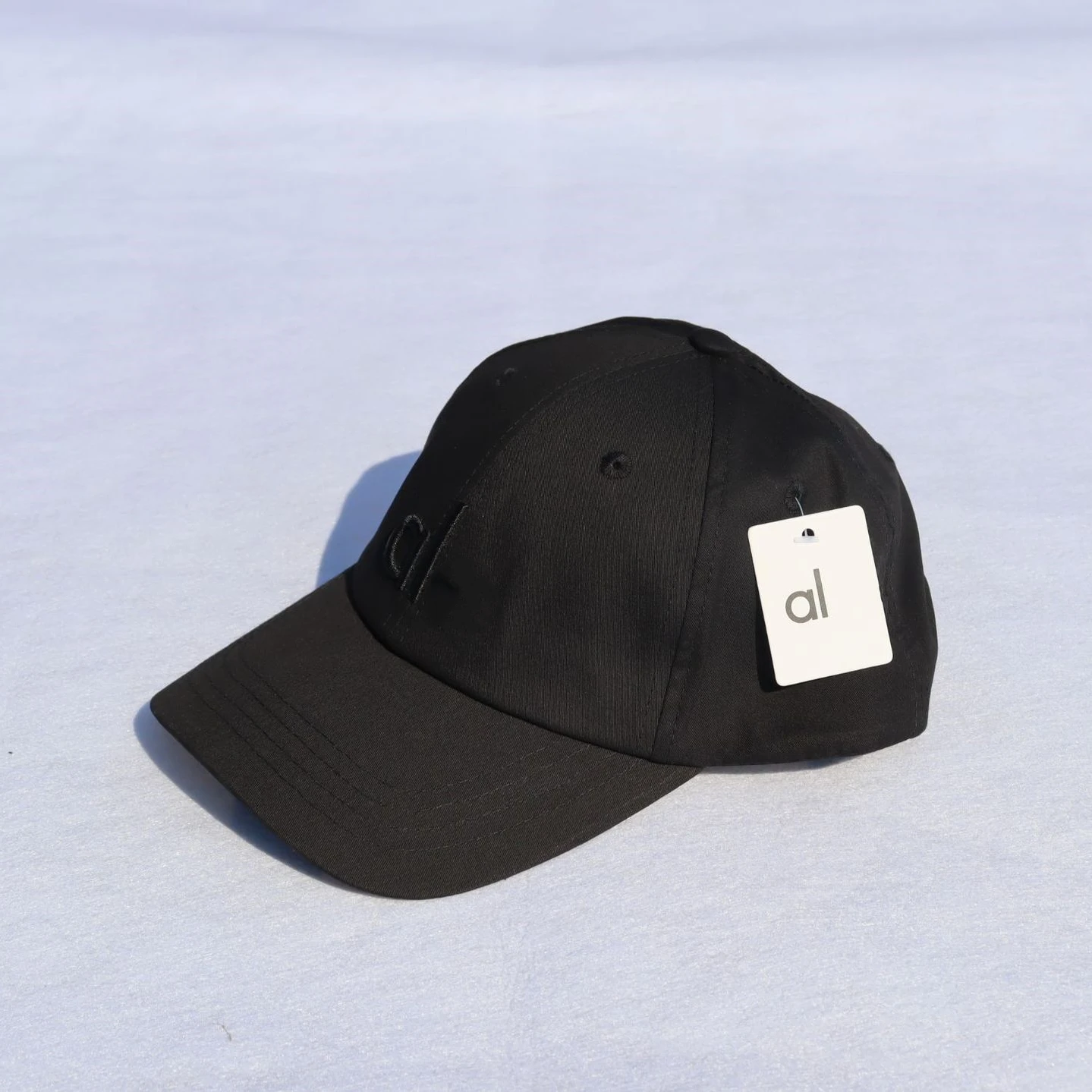 NWT Fitness Women's Gym Baseball Cap Al Yoga Embroidered Font Fashionable and Versatile Baseball Cap Sports Jogging Sunshade Hat