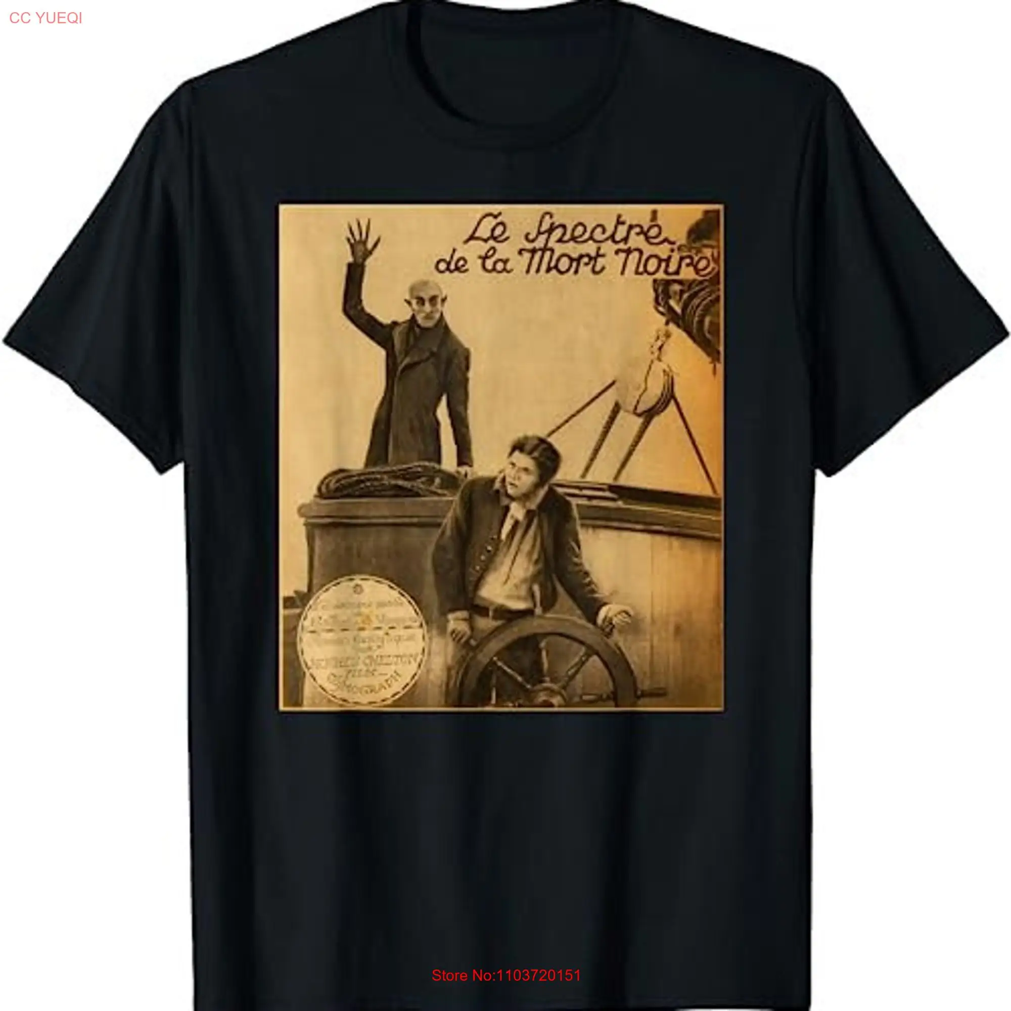 Ужасный фильм Монстр Хэллоуин счет Орлок вампир носерату Футболка пот 29954