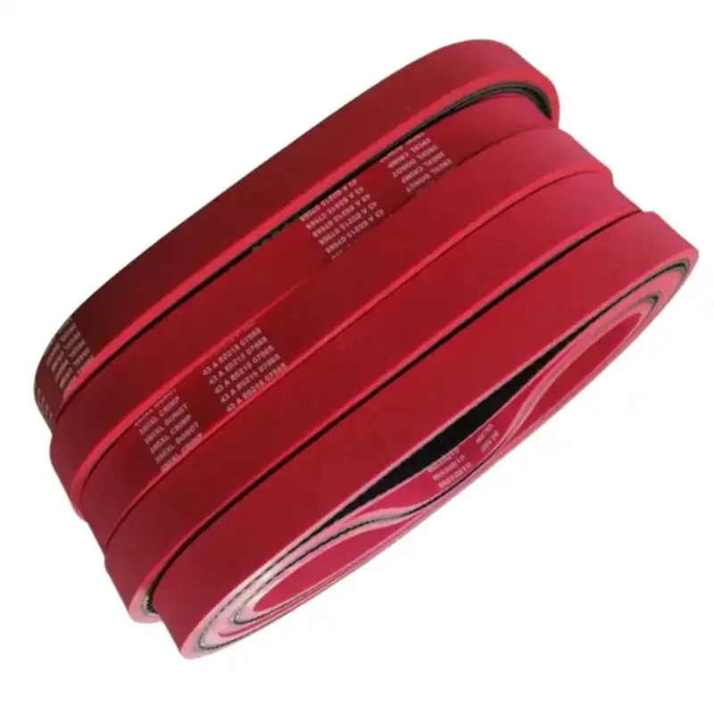 Резиновый конвейер передачи зубьев XL лента ГРМ красная Неопреновая Резина 280XL Velt