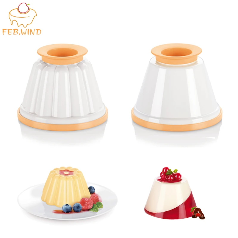 

Plastic Flaneras Moldes Con Tapa Steamed Pudding Mold Jello With Lid Flan Cups Chocolate Dessert Cups Popover Pans C005