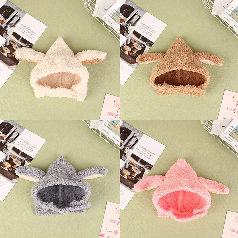 

Cute Baby Hat Autumn Winter Rabbit Ears Soft Plush Warm Ear Cap Kids Boys Girls Beanies Solid Color Earflap Hat Bonnet