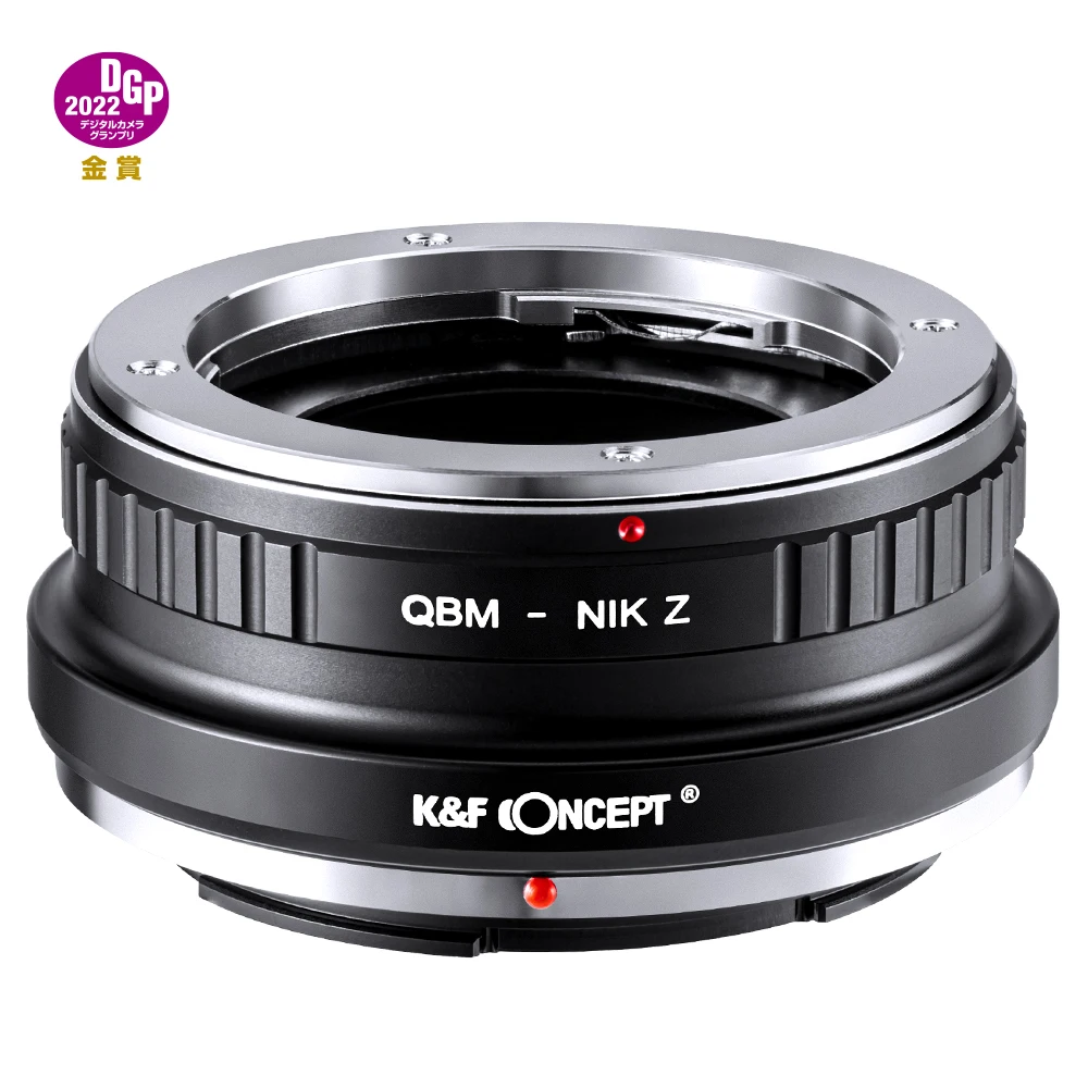 

K&F CONCEPT QBM-NIK Z QBM Lens to Z Mount Camera Adapter Ring For QBM Lens to Nikon Z Z50 ZFC Z5 Z6 Z7 Z9 Camera