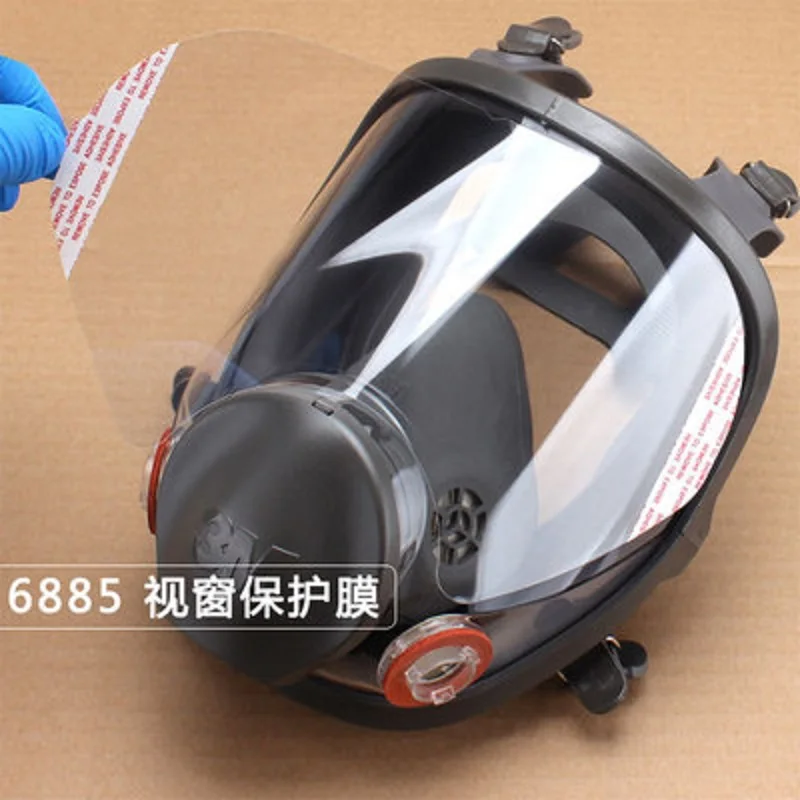 

Защитная пленка против царапин для линз 3M 6800, респираторная маска, Полнолицевая защита экрана окна, маска для распыления красок