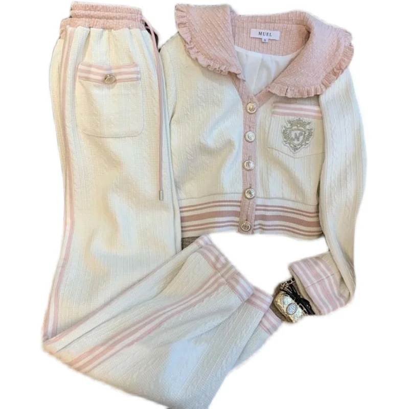 Роскошные повседневные брюки пальто с длинным рукавом и поясом осень 2022 модные