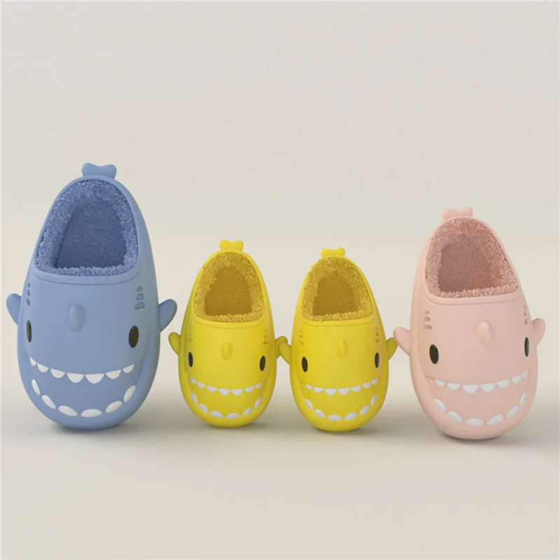 

Cute Kids Winter Slippers with Cartoon Animal Shape, Thick Warm Plush Waterproof Outer Layer Shoes, 5 Colors
