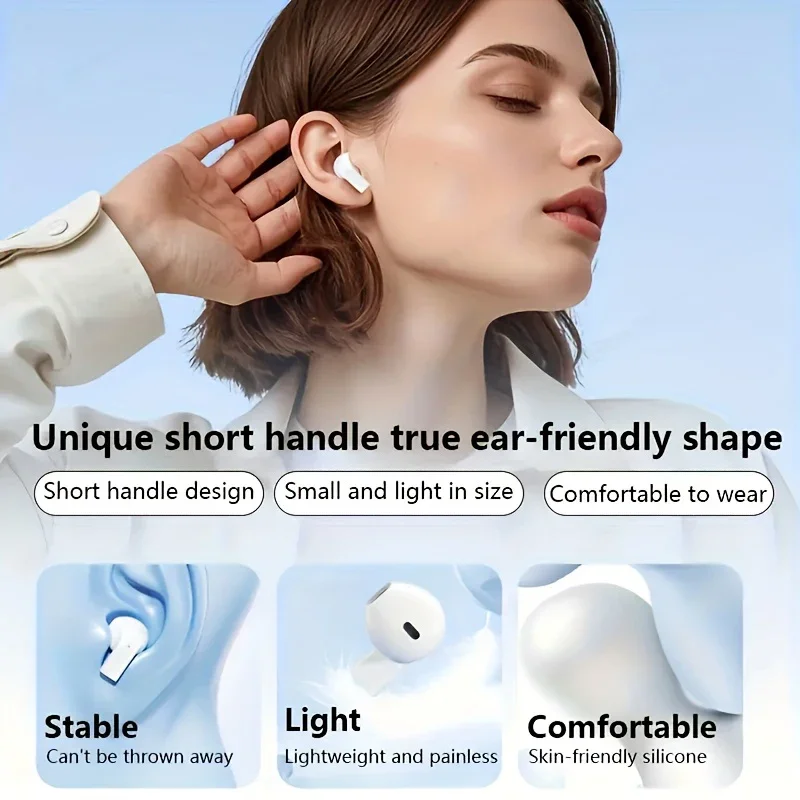 Фото Xiaomi Mini Bluetooth-гарнитура Pro 5S Ultra Small TWS Беспроводные наушники-вкладыши с микрофоном Водонепроницаемая гарнитура со сверхдолго сроком службы №4