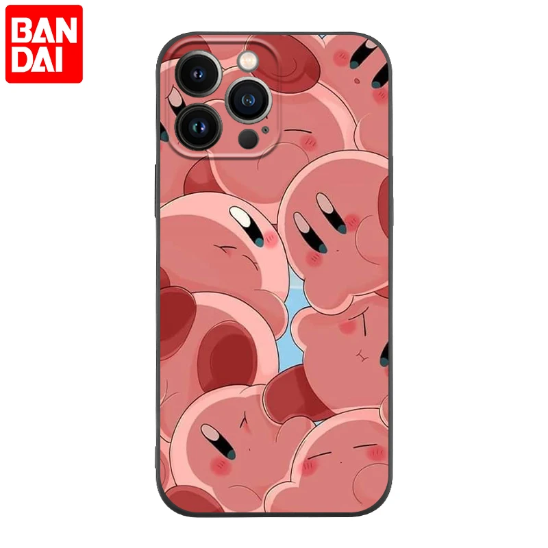 hot game kirby cute phone case for iphone 13 11 pro max 12 mini xs max x xr 7 8 plus back cover soft tpu shell fundas coque cell free global shipping