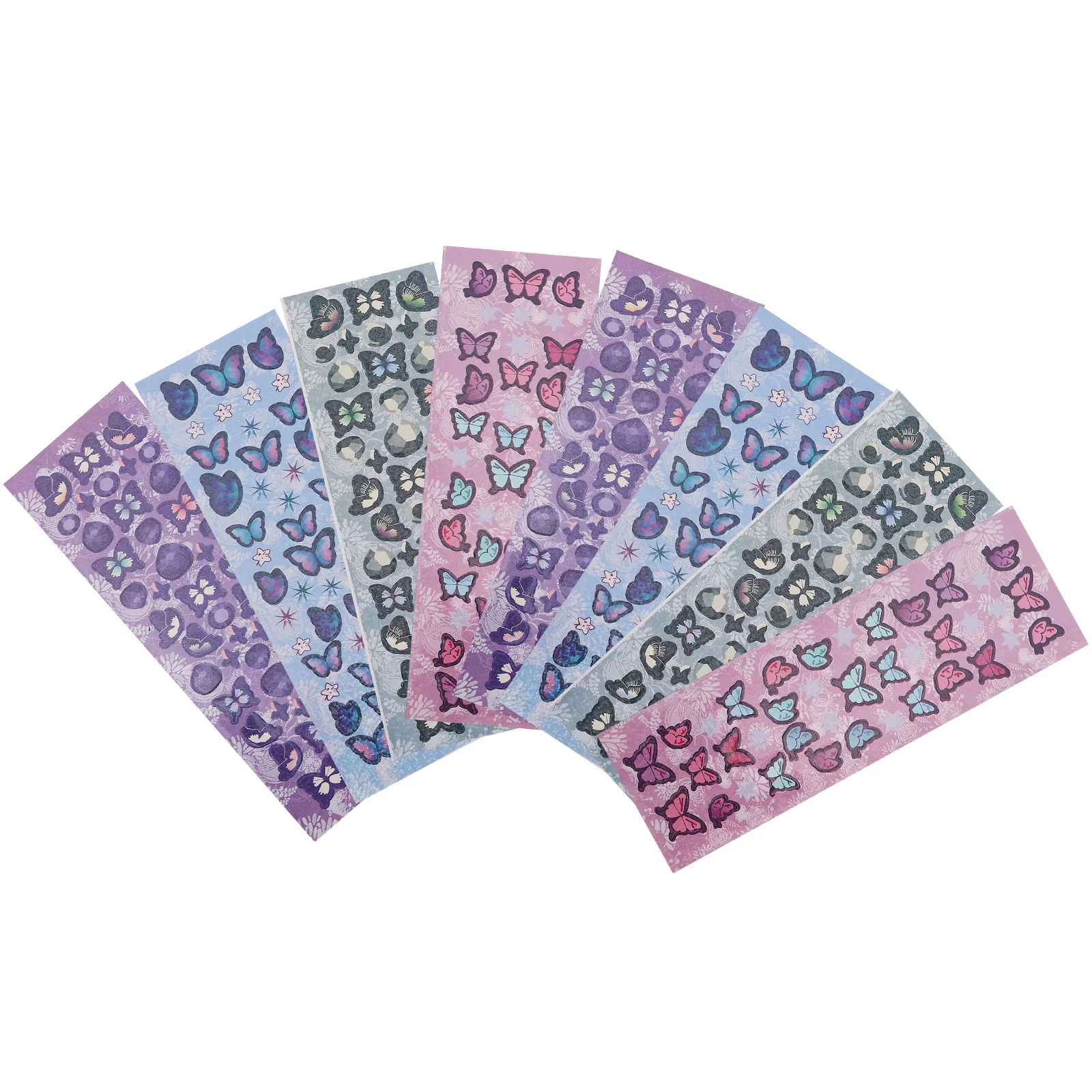 

8 Sheets of Scrapbooking Stickers DIY Stickers Self Adhesive Album Stickers Diary Decals