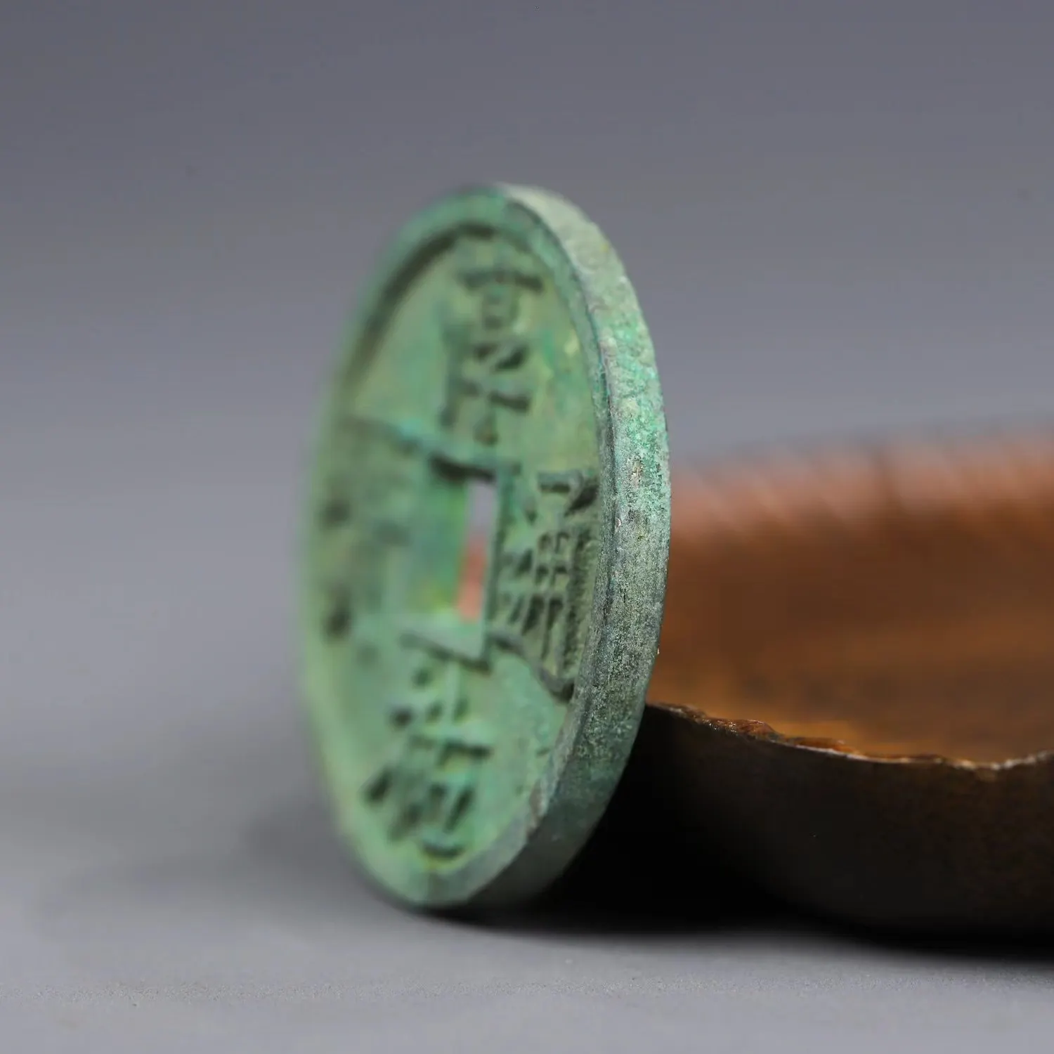 Медные деньги Chun you Tongbao глубокий зеленый амулет с вышивкой декоративные монеты