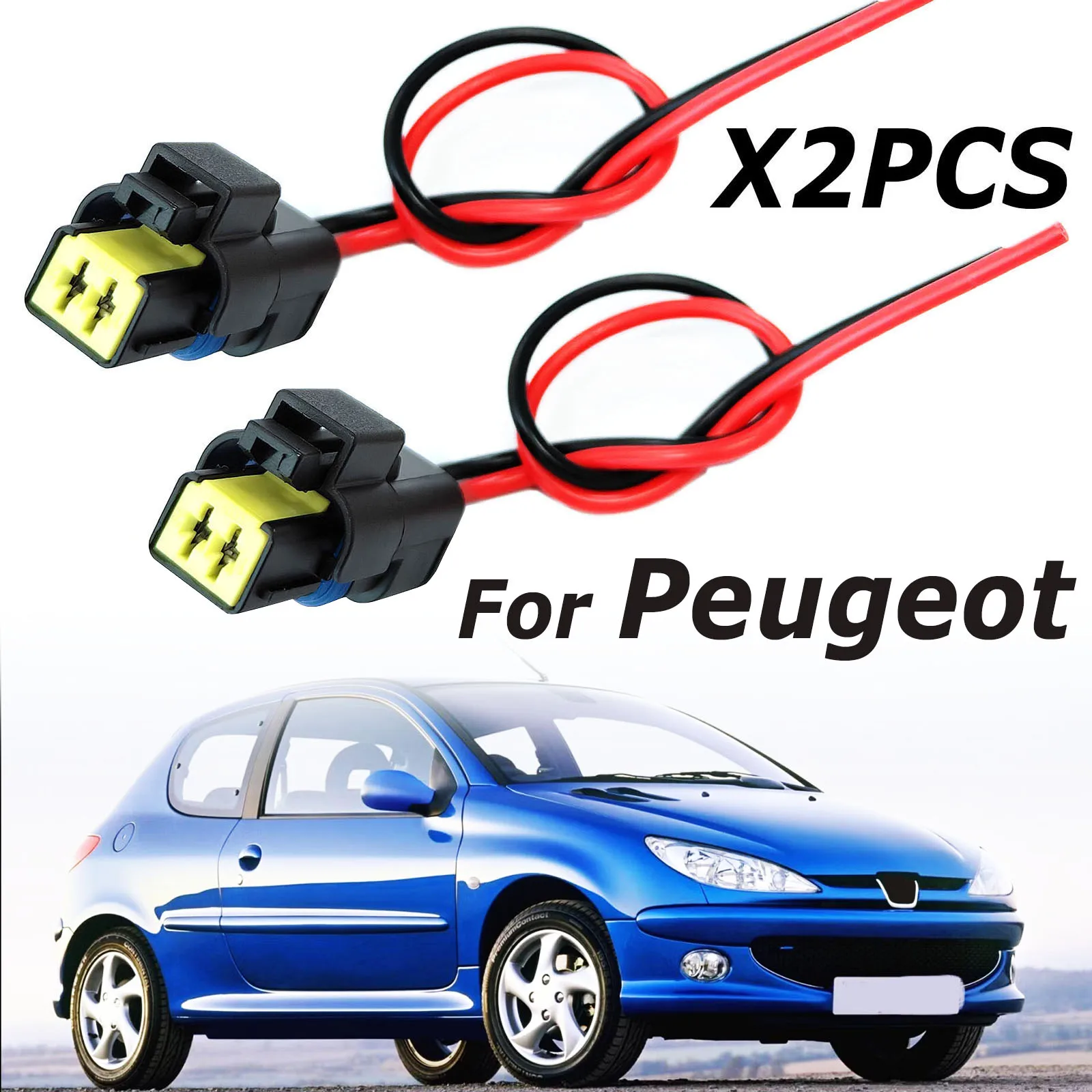 

2x для Peugeot 1007 107 206 207 208 307 308 406 407 508 607 807 CC SW RCZ разъем датчика температуры охлаждающей жидкости двигателя