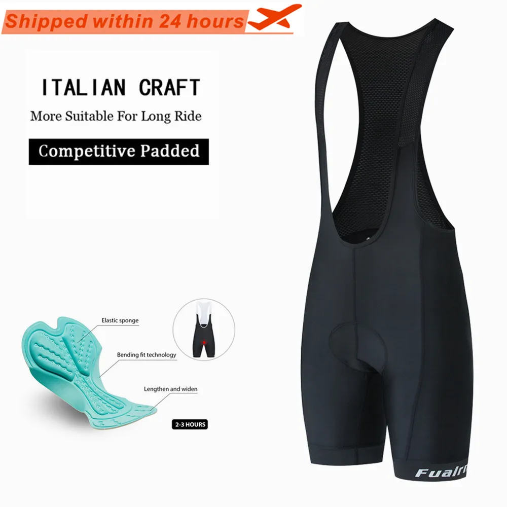 

Новинка 2022 г., цельночерные велосипедные шорты FUALRNY, Мужская Уличная одежда, велосипедные шорты Coolmax с гелевыми вставками, велосипедные шорт...