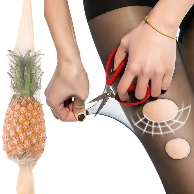

Sexy Women See-through Pantyhose Seamless Crotch Tights Nylon Stretchy Acrylic Footed Medias Toe transparent Ultra-thin Stocking