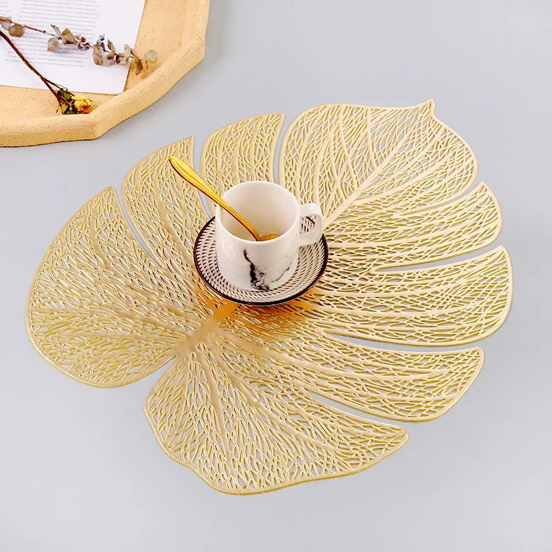 Полый коврик для стола из ПВХ с черепаховым листом декоративный специальной