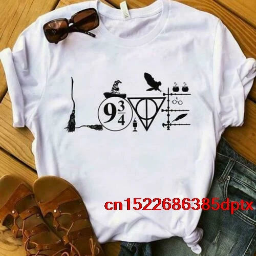 

Женская футболка Love 9 3 4, Мужская футболка с принтом Гарри из США в подарок
