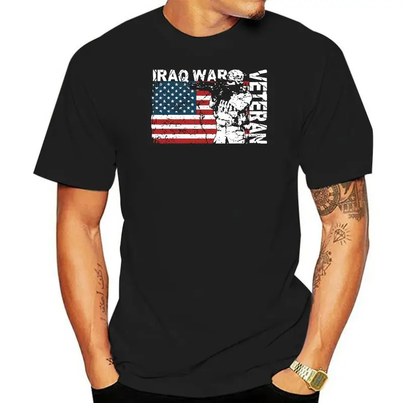 

Iraq War Veteran Veterans Day 2022 Patriotic Soldiers Family Black T Shirt M