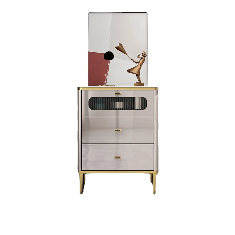 

YY Italian Minimalist Chest of Drawers High-Grade Storage Cabinet Living Room Chest of Drawer Chest of Drawers