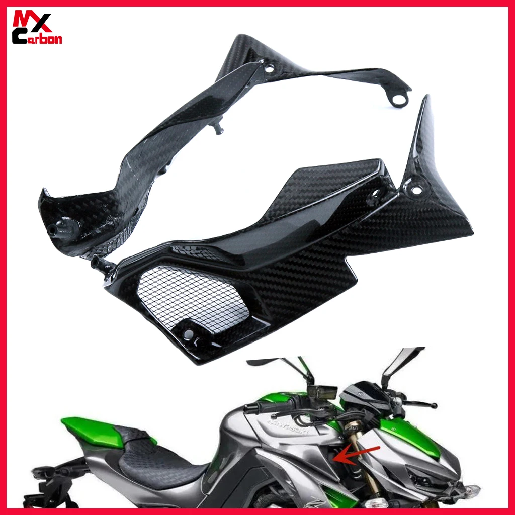 Для Kawasaki Z1000 2014 2015 2016 2017 2018 2019 100% полностью углеродное волокно боковые панели