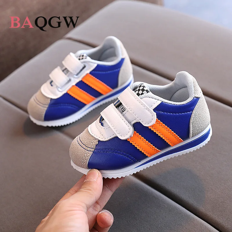 

Кроссовки детские для тенниса, легкие, в полоску, на мягкой подошве