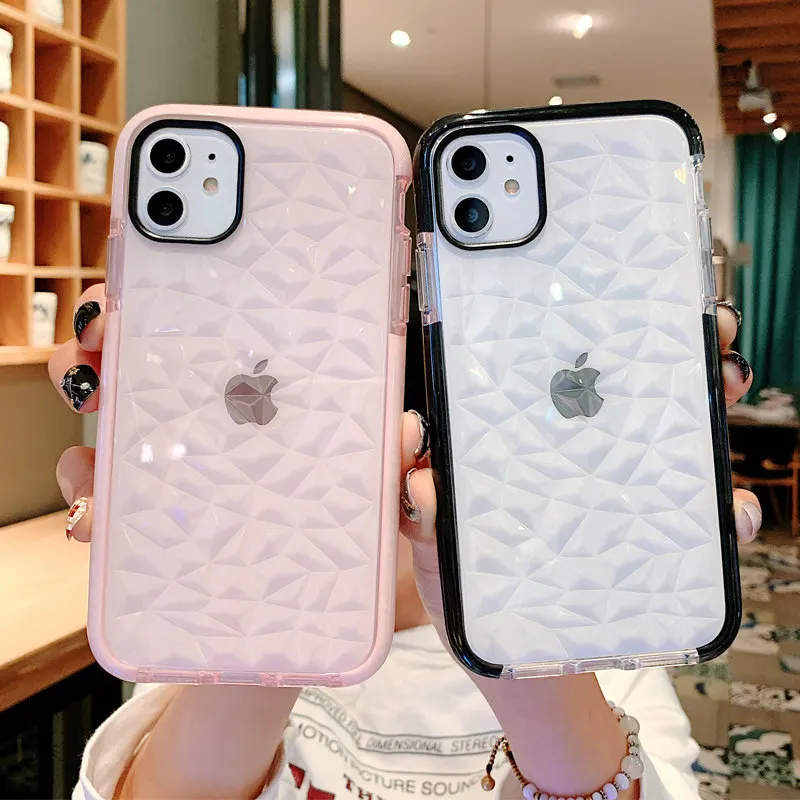 

Luxury Jelly Phone Case For iPhone 12 13 Pro Max XS Max XR X 7 8 6 6s Plus Soft Transparent Silicone Shockproof Clear Back Cover