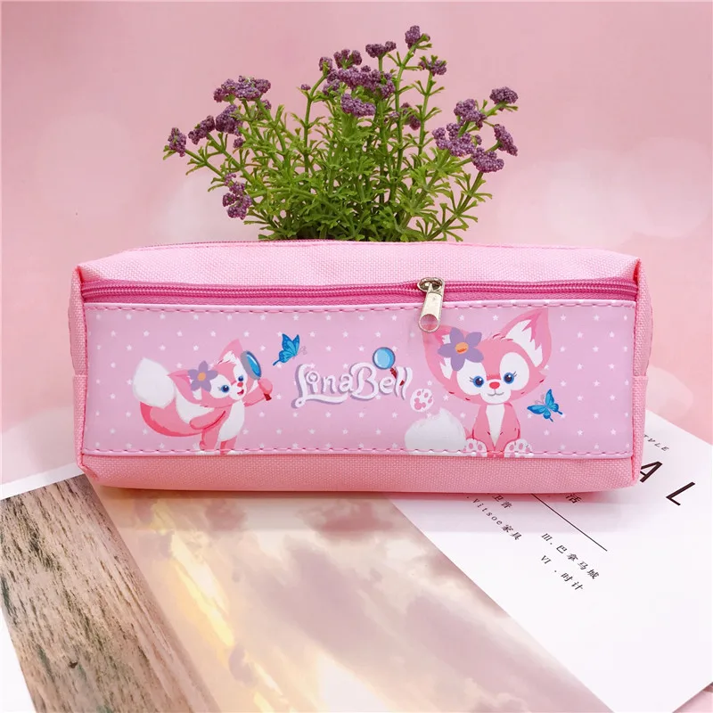 Disney Linabell кавайный чехол для карандаша мультяшный большой объем студентов