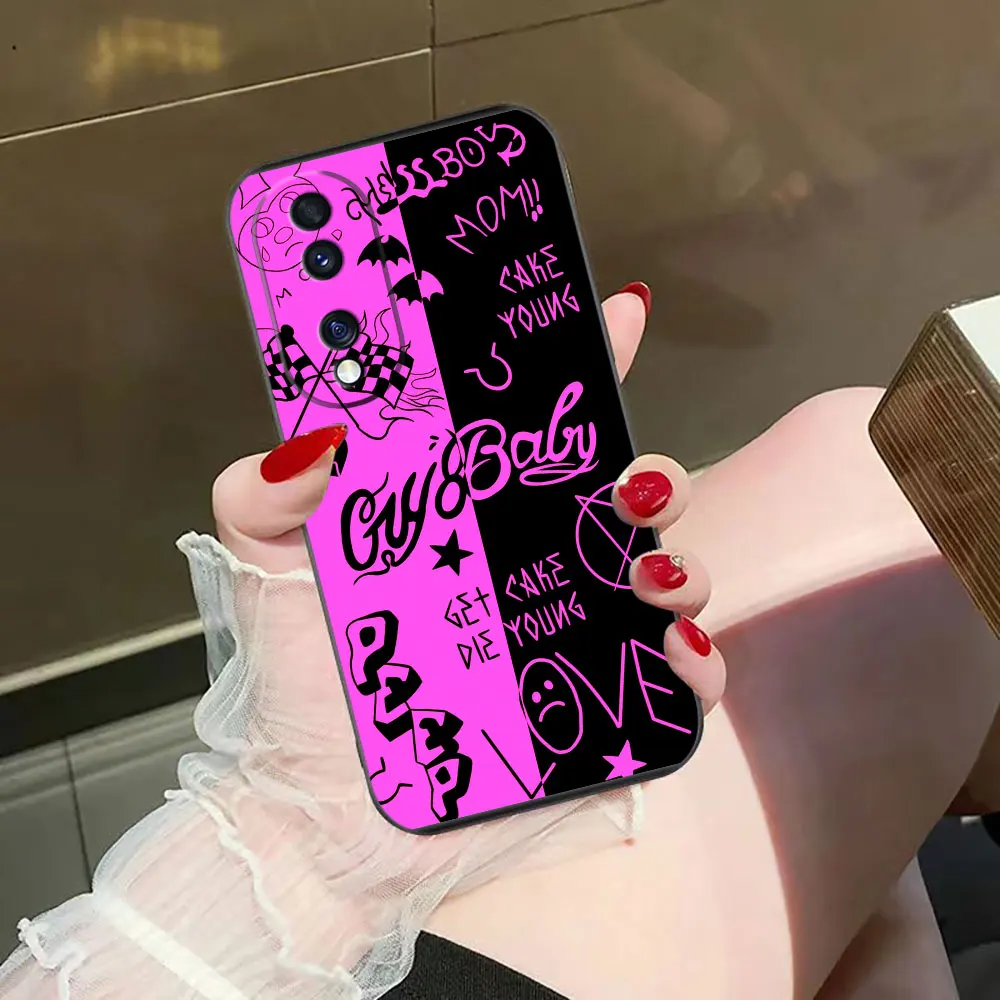 Фото Чехол для телефона Rapper Lil P-Peep H-HellBoy для HONOR 400 20 90 X5C X6B X7A X7B X7D X8B X9 X9B X9D X9A HUAWEI NOVA 7I 8I P30 №3