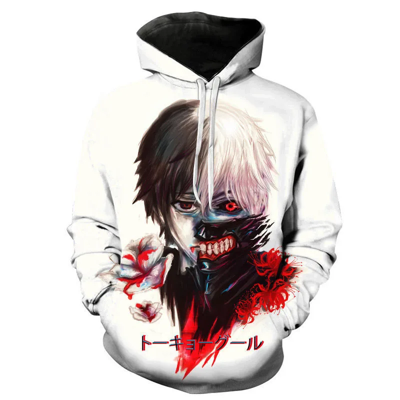 

Anime Tokyo Ghoul Hoodies Men Women Children Sweatshirts Boy Girl Kids 3D Hoodie Fashion Casual Cool Pullover y2k Clothing Tops