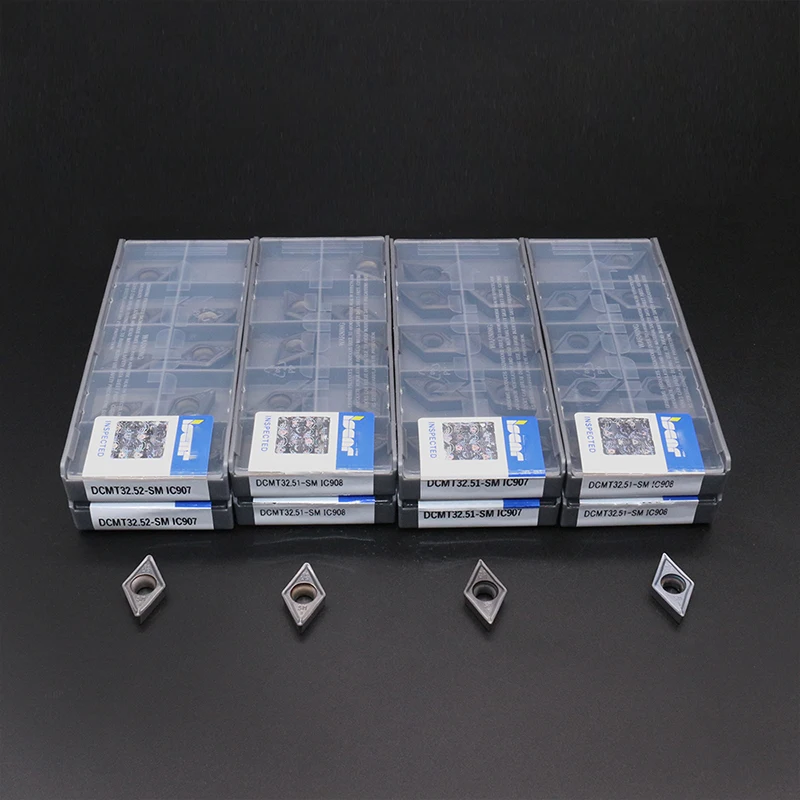 Токарный инструмент DCMT11T304 SM IC907 IC908 твердосплавная пластина DCMT11T308 10 шт. - купить по