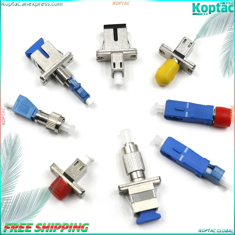 5 шт. фланцевый оптоволоконный адаптер Simplex Female FC SC ST To LC | Мобильные телефоны и