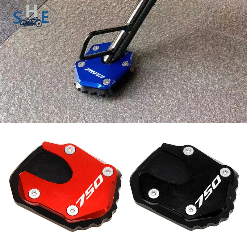 

LOGO 750 For HONDA X-ADV XADV 750 2021-2022 Motorcycle CNC Aluminum Kickstand Foot Side Stand Extension Pad Support Plate