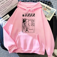kawaii japan nana anime manga womens oversized hoodie sweatshirt long sleeve pullover harajuku female korean style jacket coat