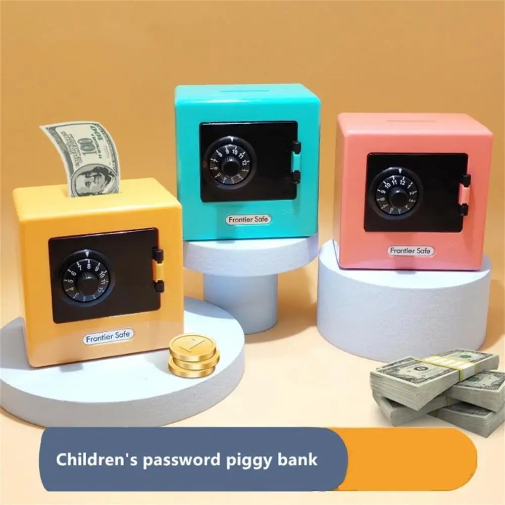 

Cartoon ATM Mini Safe Piggy Deposit Bank Code Bank Household Ornaments Banknote Box Cash Coins Saving Storage Christmas Gift