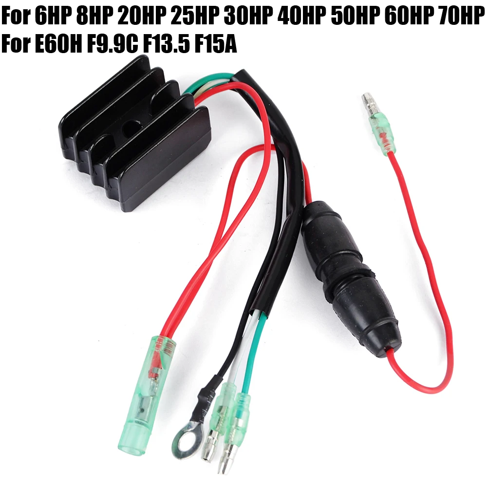 

Regulator Rectifier for Yamaha 6G1-81970-61 6G1-81970-62 6HP 8HP 20HP 25HP 30HP 40HP 50HP 60HP 70HP E60H F9.9C F13.5 F15A
