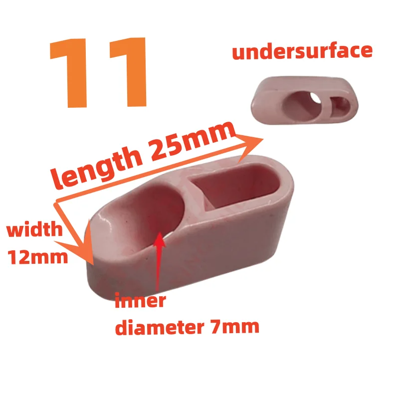 Qipang 20 шт. фарфоровые глазки для текстильных машин Алюминиевая Направляющая
