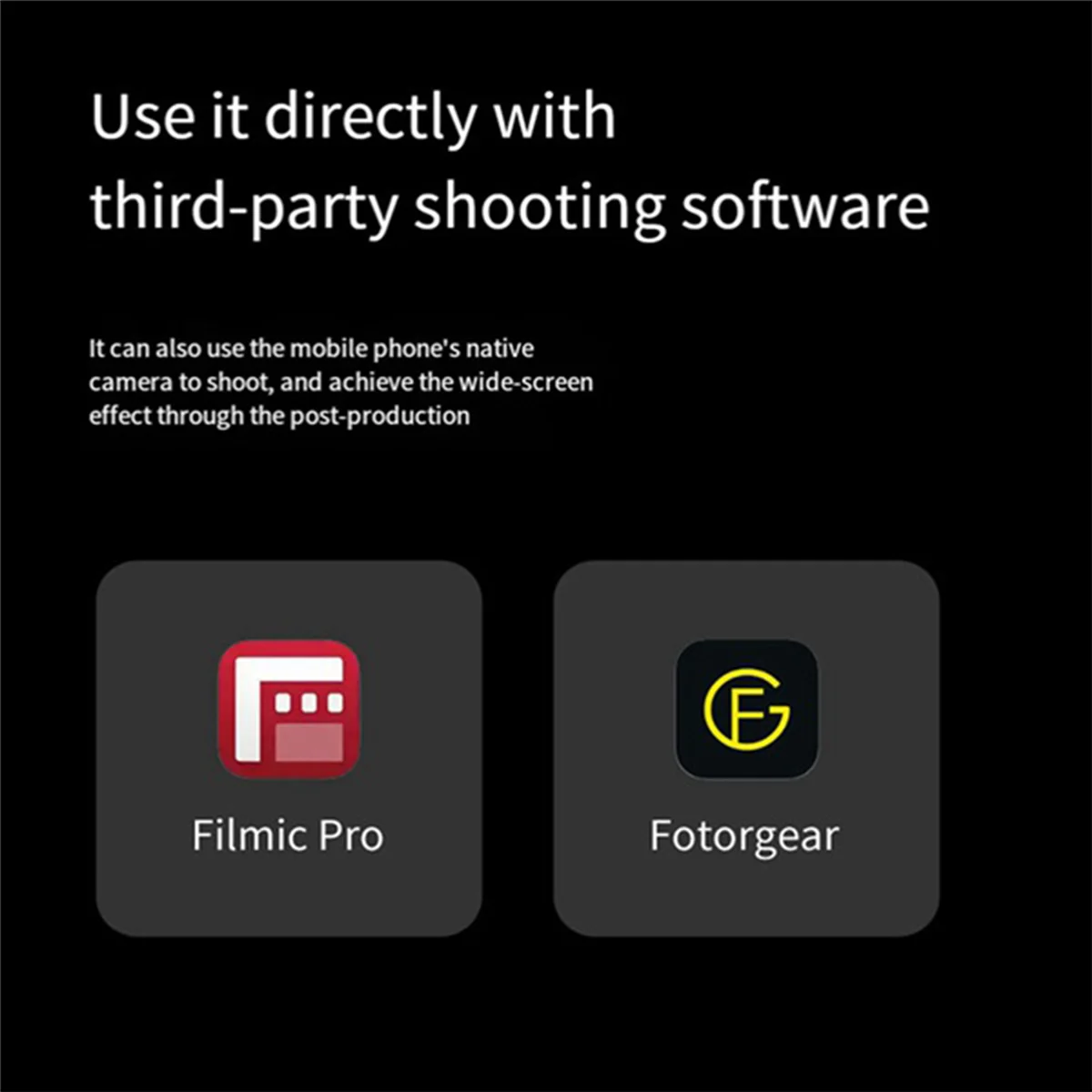 1 55-кратный объектив для мобильного фильма широкоэкранный анаморфотный телефона