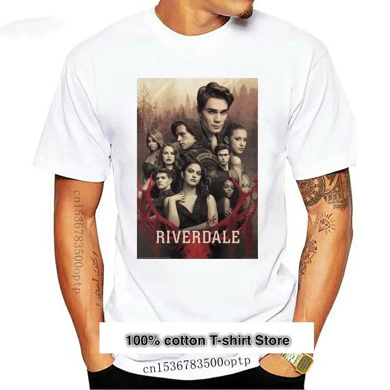 

Camiseta oficial de manga larga unisex, prenda de vestir, de manga corta, con estampado de RIVERDALE TV de cómic, estilo hoddie