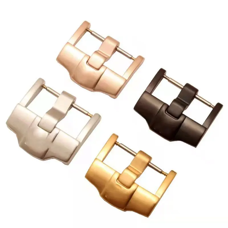 

Stainless Steel Pin Buckle Watch Buckle Various Colors Men's and Women's Watch Accessories 24mm