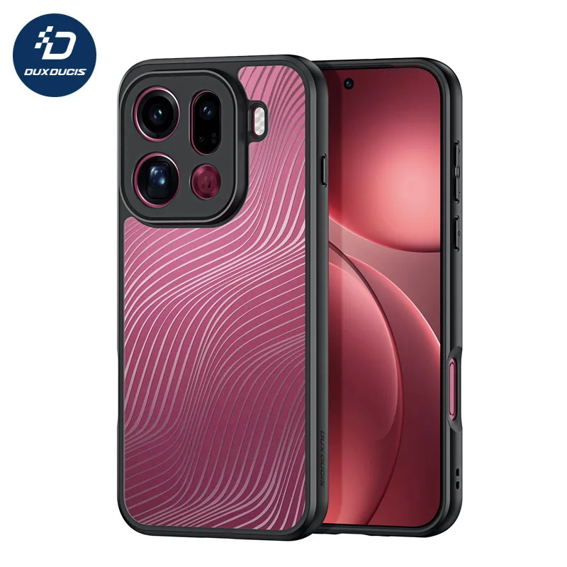 Чехол для OPPO Find X9, X9 Pro DUX DUCIS Aimo, жесткий ПК с защитой от падения, полупрозрачный чехол для телефона (art.: 3920d321e8128) - 3920d321e8128
